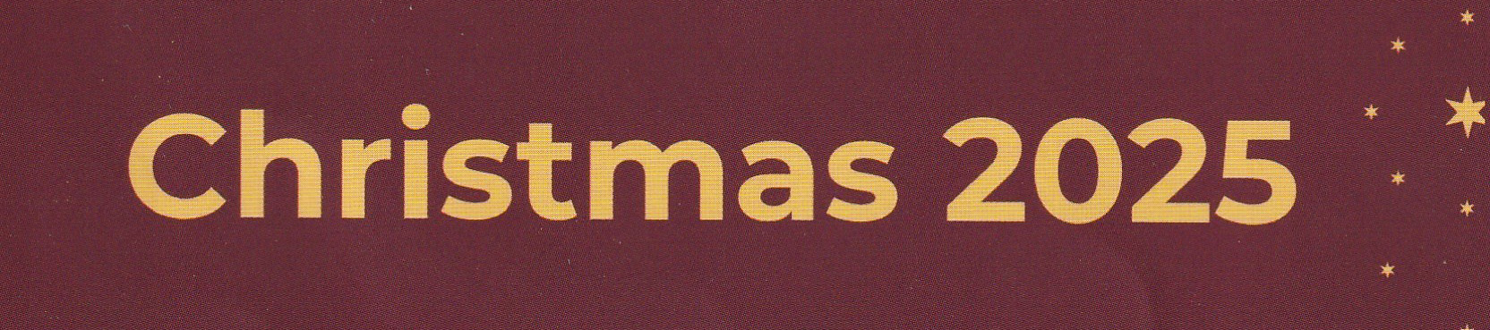 St Andrew's Christmas Services 2025 flyer extract