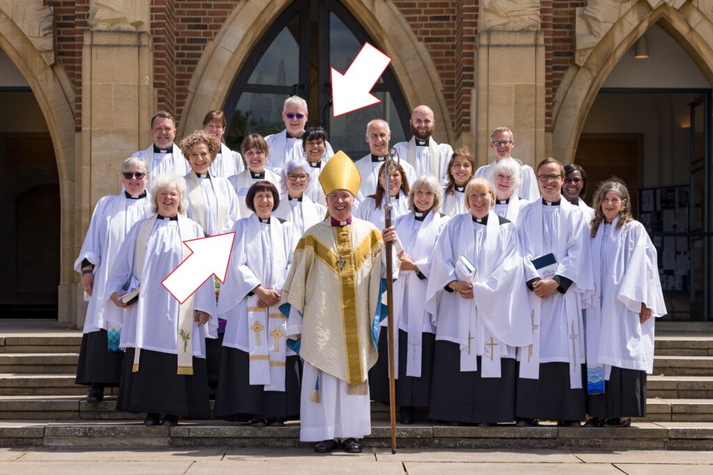 Newly Ordained group outside Guildford Cathedral